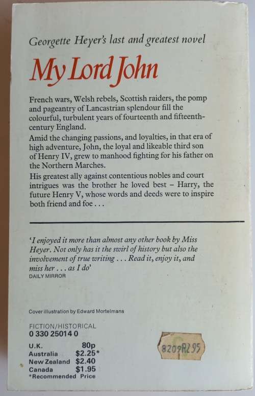 My lord John by Georgette Heyer