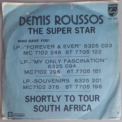 Seven single: Demis Roussis Happy to be on island in the sun and Before
