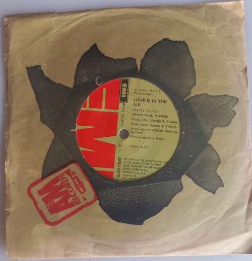 Seven single: John Paul Young - Love is in the air and Won`t let this feeling go by