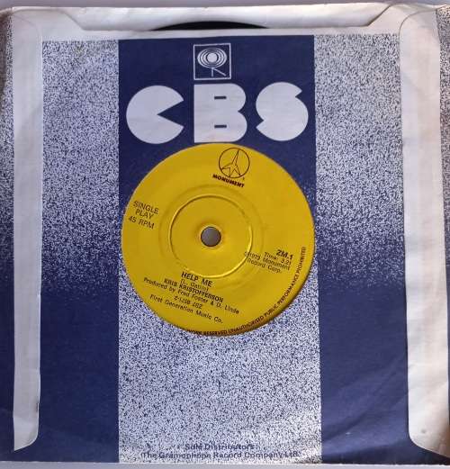 Seven single: Kris Kristofferson - Help me, why me