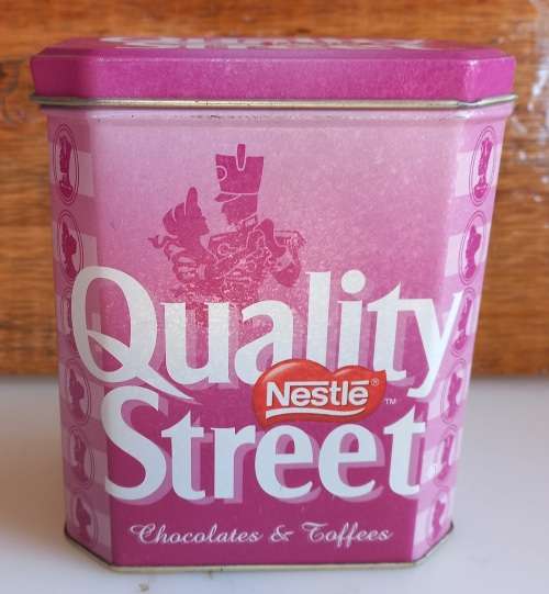 Quality street tin