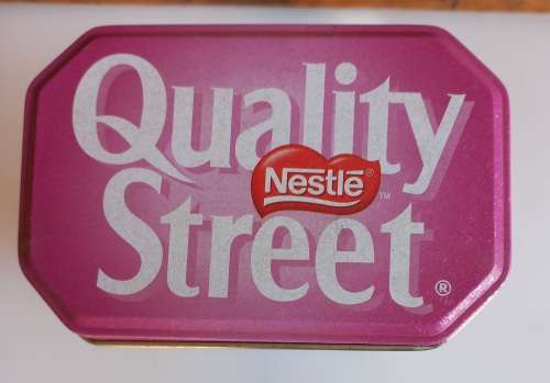 Quality street tin