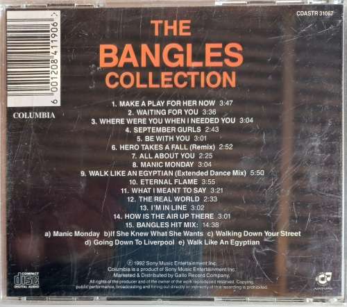 The Bangles collection cd
