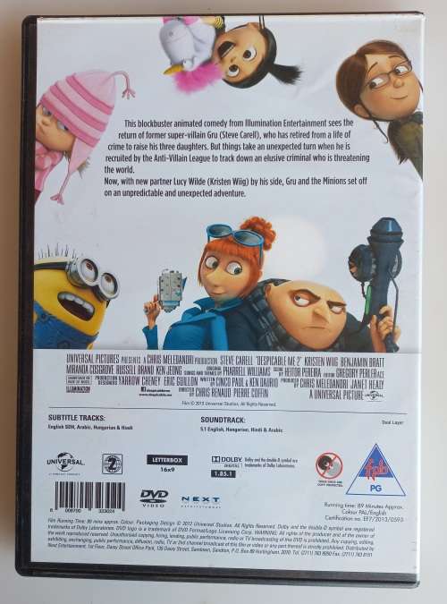 Despicable me 2 dvd