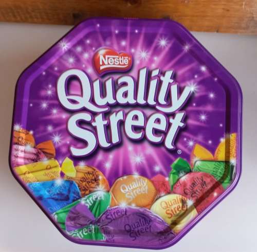 Quality street tin