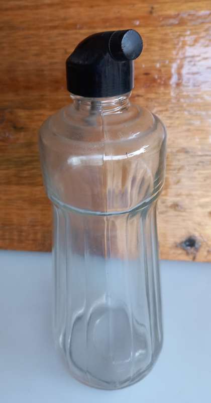 Vinrage glass bottle