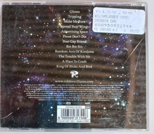 Robbie Williams - Intensive care cd