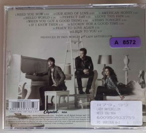 Lady Antebellum - Need you now cd