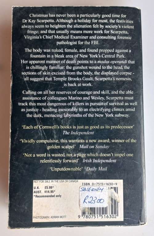 From Potter`s field by Patricia Cornwell