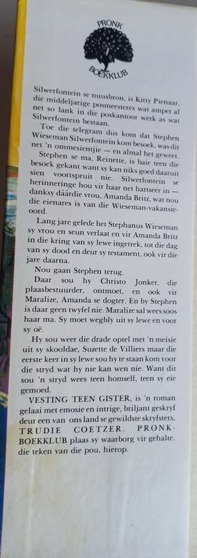 Vesting teen gister deur Trudie Coetzer