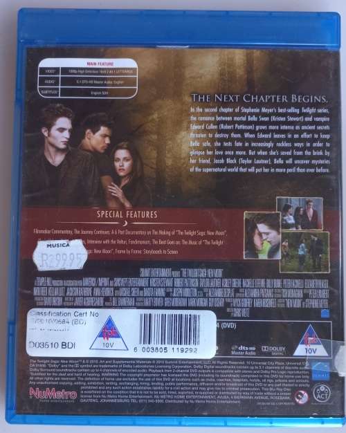 The Twilight Saga - New moon *Blue ray dvd*