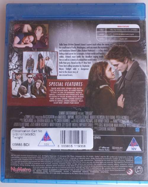 Twilight *Blue ray dvd*