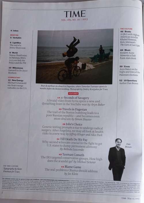 Time magazine May 27, 2013