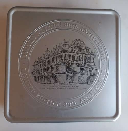 Limited edition 80th anniversary The Grand hotel, Cape Town tin