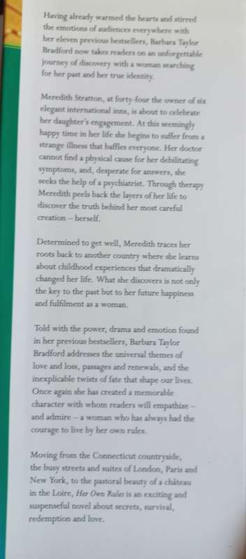 Her own rules by Barbara Taylor Bradford