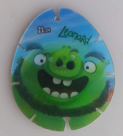 Angry bird card - Leonard