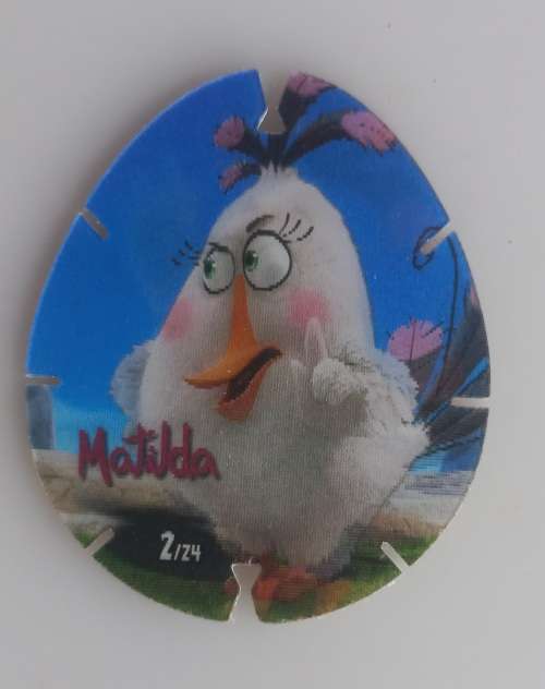 Angry bird card - Matilda