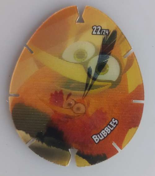 Angry bird card - Bubbles