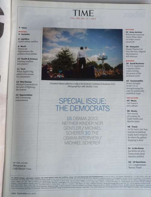 Time magazine September 10, 2012