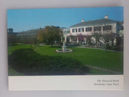 The Vineyard Hotel Newlands, Cape Town post card