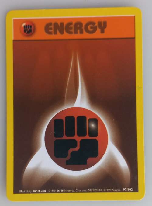 Pokemon energy card 97/102
