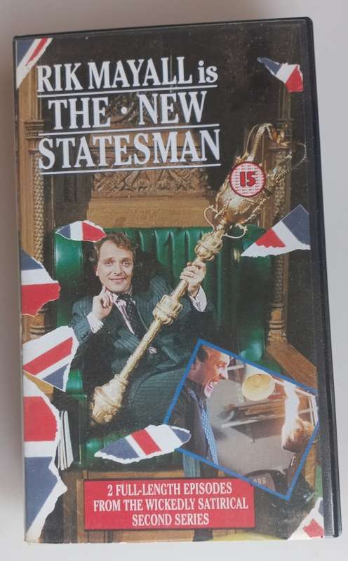 Rick Mayall is the new statesman VHS