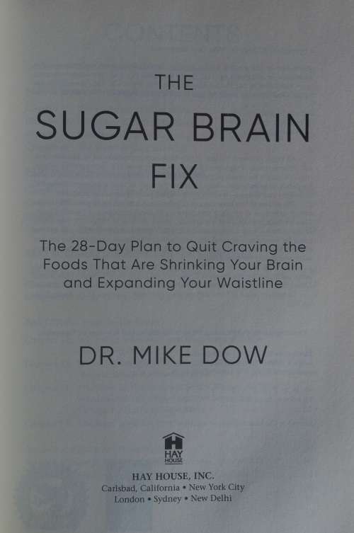 The sugar brain fix by dr Mike Dow