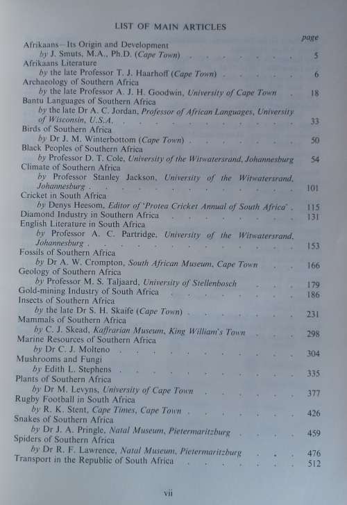 Encyclopedia of Southern Africa - Eric Rosenthal