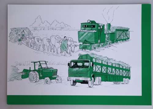 Vintage school posters x 8: The SA sugar industry history teacher`s kit no 2