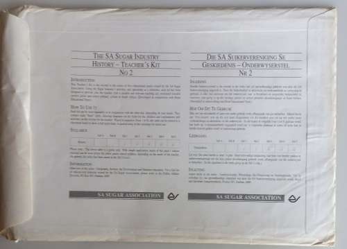 Vintage school posters x 8: The SA sugar industry history teacher`s kit no 2