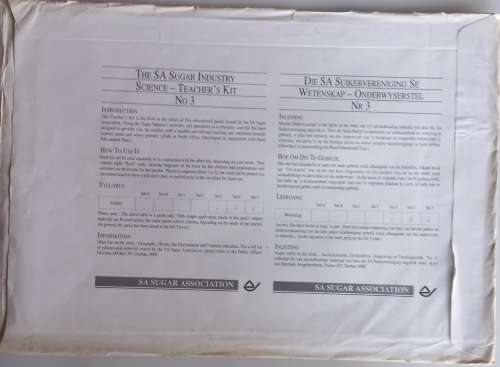 Vintage school posters x 8: The SA sugar industry science teacher`s kit no 3