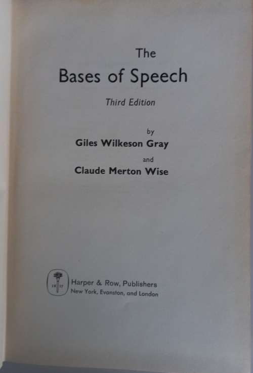 The bases of speech