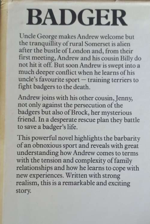 Badger by Anthony Masters