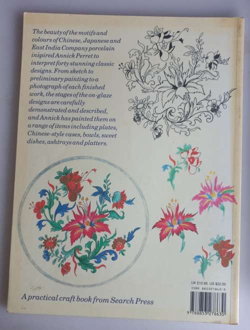 Painting on porcelain - Oriental designs