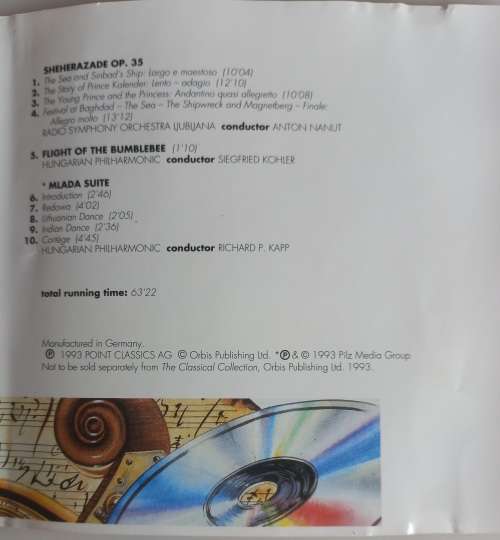 Rimsky-Korsakov - Orchestral masterpieces cd