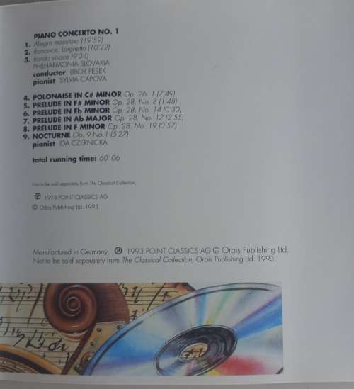 Chopin - Romantic classics cd