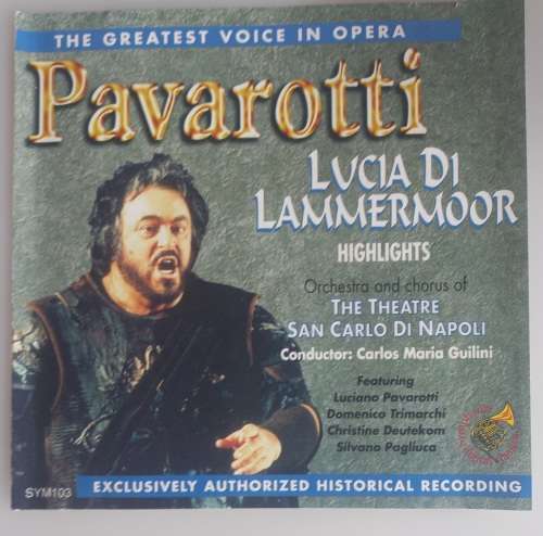 Pavarotti - Lucia di lammermoor cd