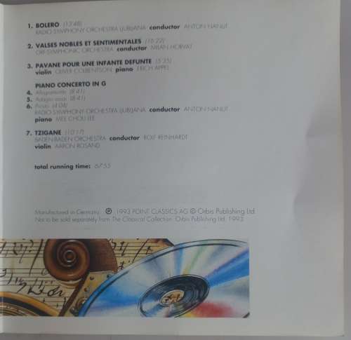 Ravel - Dramatic masterpieces cd