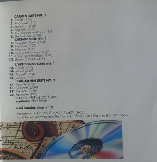 Bizet - Orchestral classics cd