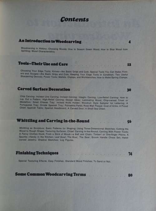 Woodcarving techniques & projects