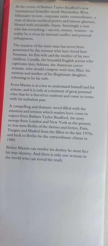 The women in his life by Barbara Taylor Bradford