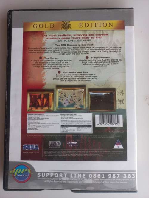 Shogun total war gold edition PC