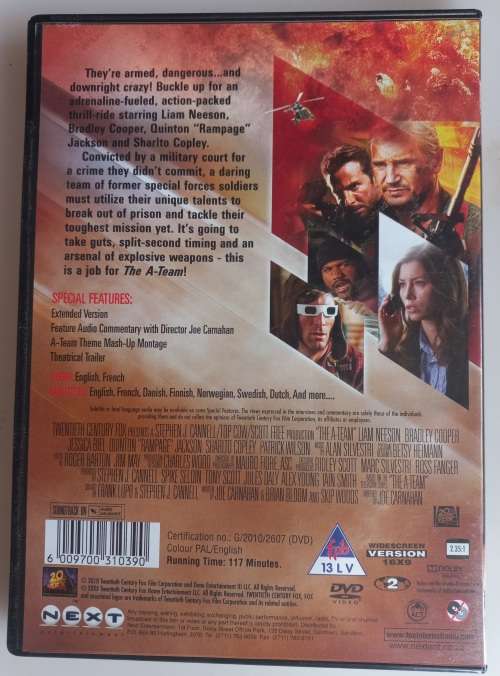The A-Team dvd