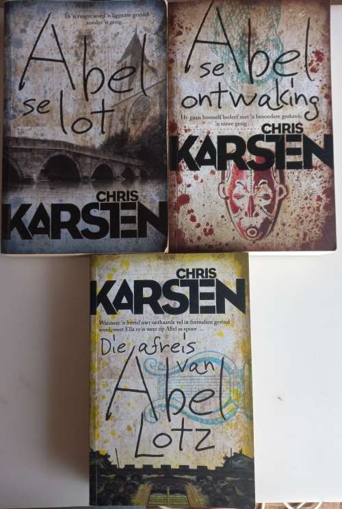 3 x Abel boeke deur Chris Karsten