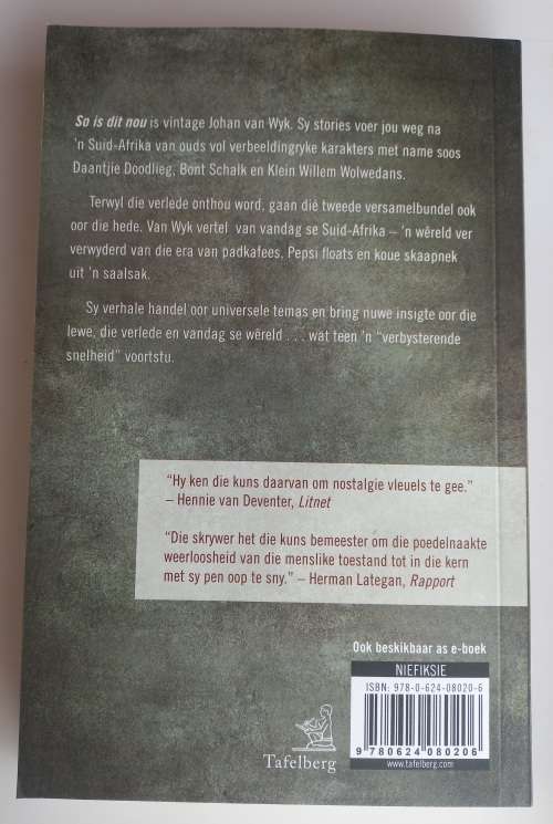 So is dit nou deur Johan van Wyk