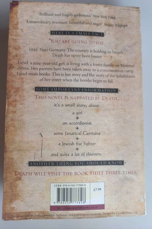 The book thief by Markus Zusak