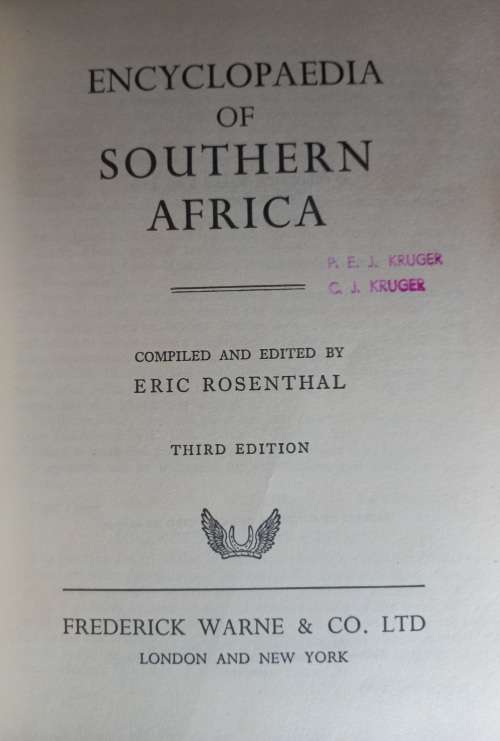 Encyclopaedia of Southern Africa