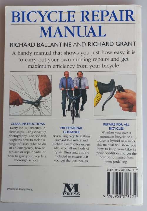 Bicycle repair manual