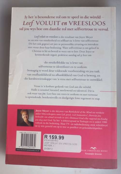 Leef voluit en vreesloos deur Joyce Meyer