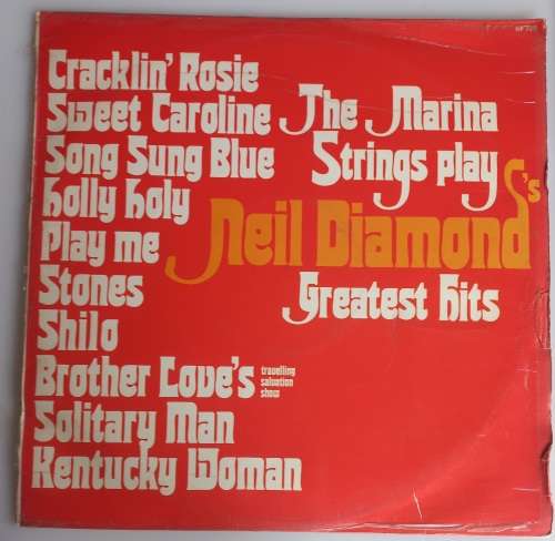 The Marina Strings play Neil Diamond greatest hits LP